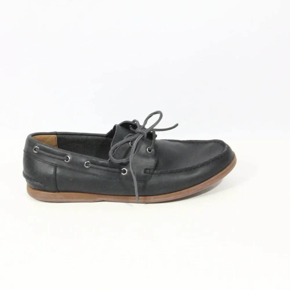 Clarks Leather Boat Shoes sz 9 Men Casual Moccasin Blue